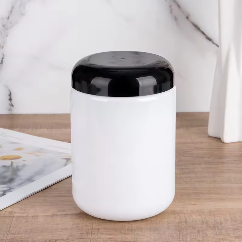 Customized Food Grade Pet Plastic Container Protein Powder Bottle With Tamper Proof Lid
