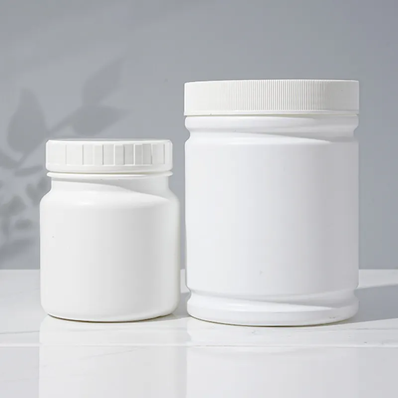 Manufacture 250ml 450ml 500ml 750ml Whey Protein Milk Powder Packaging Bottle Plastic Powder Container Jar