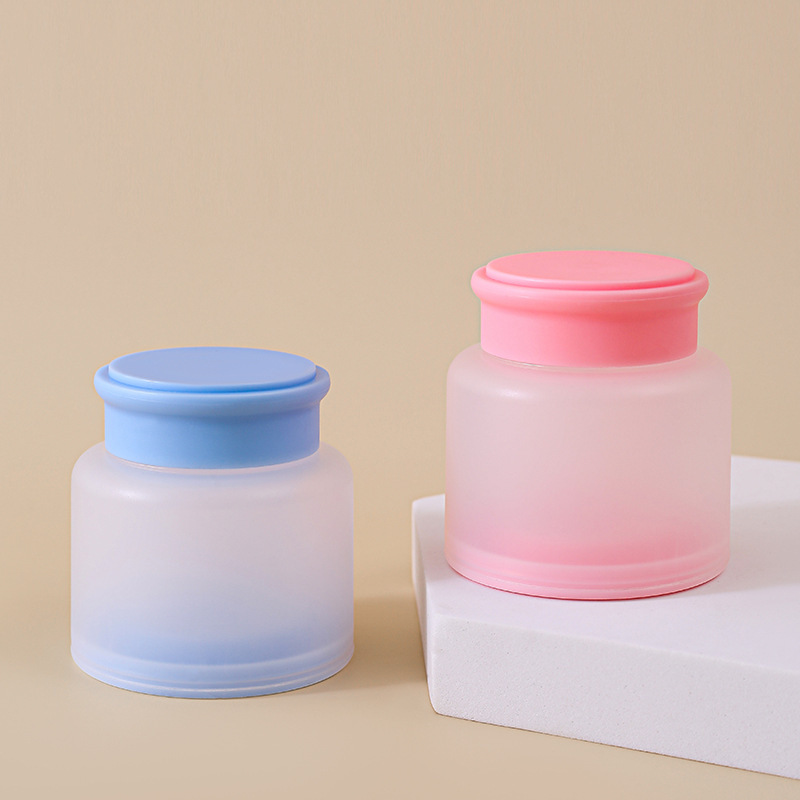 15G 30G 50G pp matte frosted face cream jars plastic packaging body butter containers