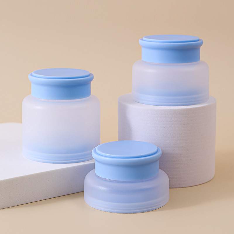15G 30G 50G pp matte frosted face cream jars plastic packaging body butter containers