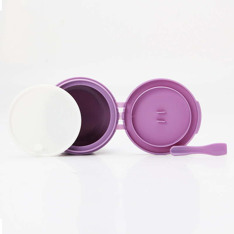 Supply of new PP tooth powder box round flip-top wide mouth plastic bottle color tooth powder bottle with gasket included