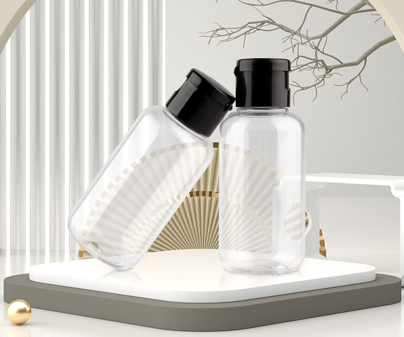 60ML plastic pump bottle for Hand sanitizer no-rinse gel shampoo and shower gel
