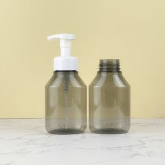 350ml black foaming pump bottle plastic Cleansing Mousse Bottle