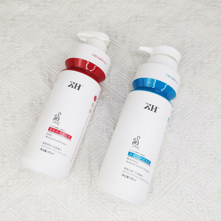 Custom 380ML new design shampoo bottle with logo for Hand sanitizer no-rinse gel shampoo and shower gel