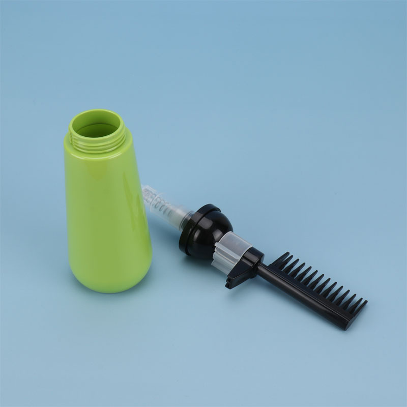 150ml 200ml comb bottle PET one comb straight bottle high-end hair dye home hair dye bottle