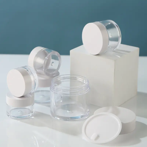 10g15g20g30g50g80g thick wall face cream eye cream jar wide mouth thick bottom PS plastic repackaging cream bottle
