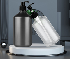 450ML 650ML clear shampoo lotion plastic bottle shampoo with pump for Body Wash Lotion Shampoo