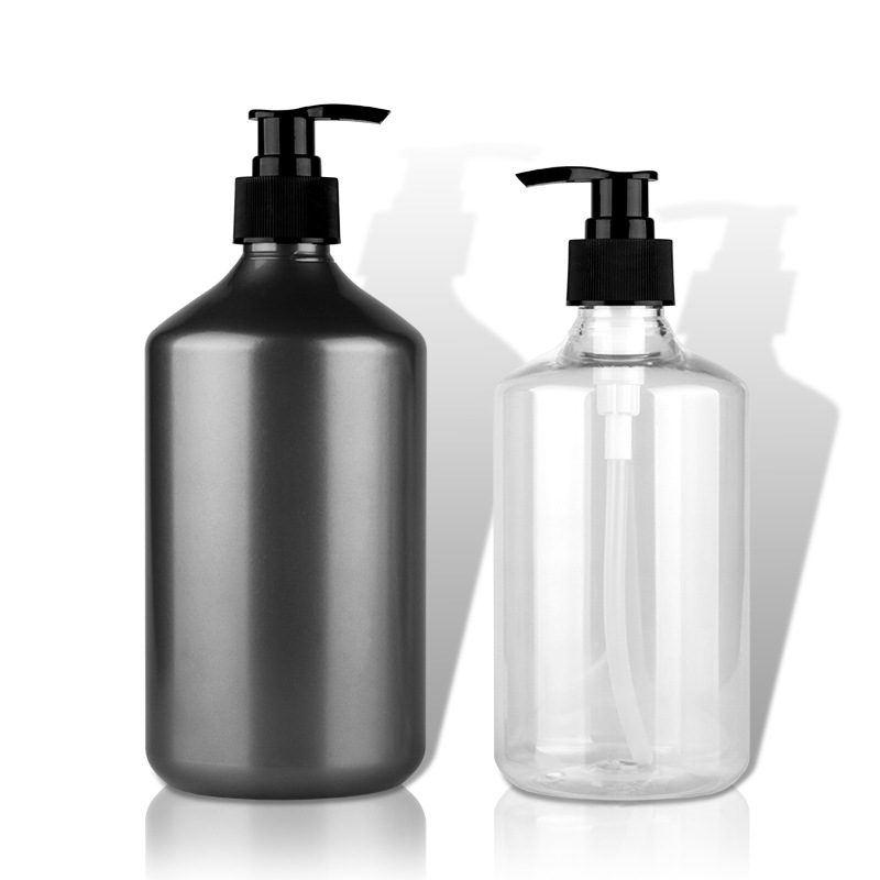 450ML 650ML clear shampoo lotion plastic bottle shampoo with pump for Body Wash Lotion Shampoo
