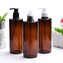 400ML brown clear green plastic lotion pump bottle for Body Wash Lotion Shampoo