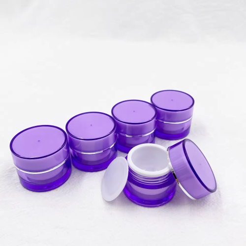 5G mini luxury plastic skin care cream sample jar