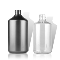 450ML 650ML clear shampoo lotion plastic bottle shampoo with pump for Body Wash Lotion Shampoo