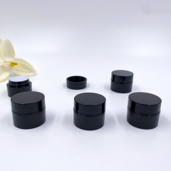 5G black plastic cream sample jar for face eye cream