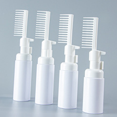 Manufacturer customized PET spot 30ml 50ml 60ml 80ml 100ml hair dye comb bottle