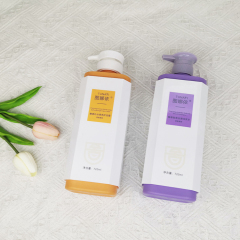 Hot sale customized 720ML colour pet high quality shampoo bottle for Hand sanitizer no-rinse gel shampoo and shower gel