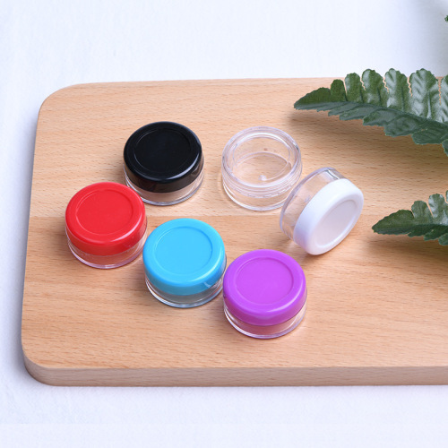 color plastic cream jars 10g Cream jar cosmetics travel portable jar
