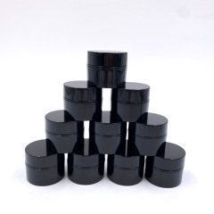 5G black plastic cream sample jar for face eye cream