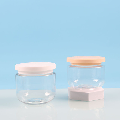 250ML 300ML empty plastic cream jar with lids for facial cream