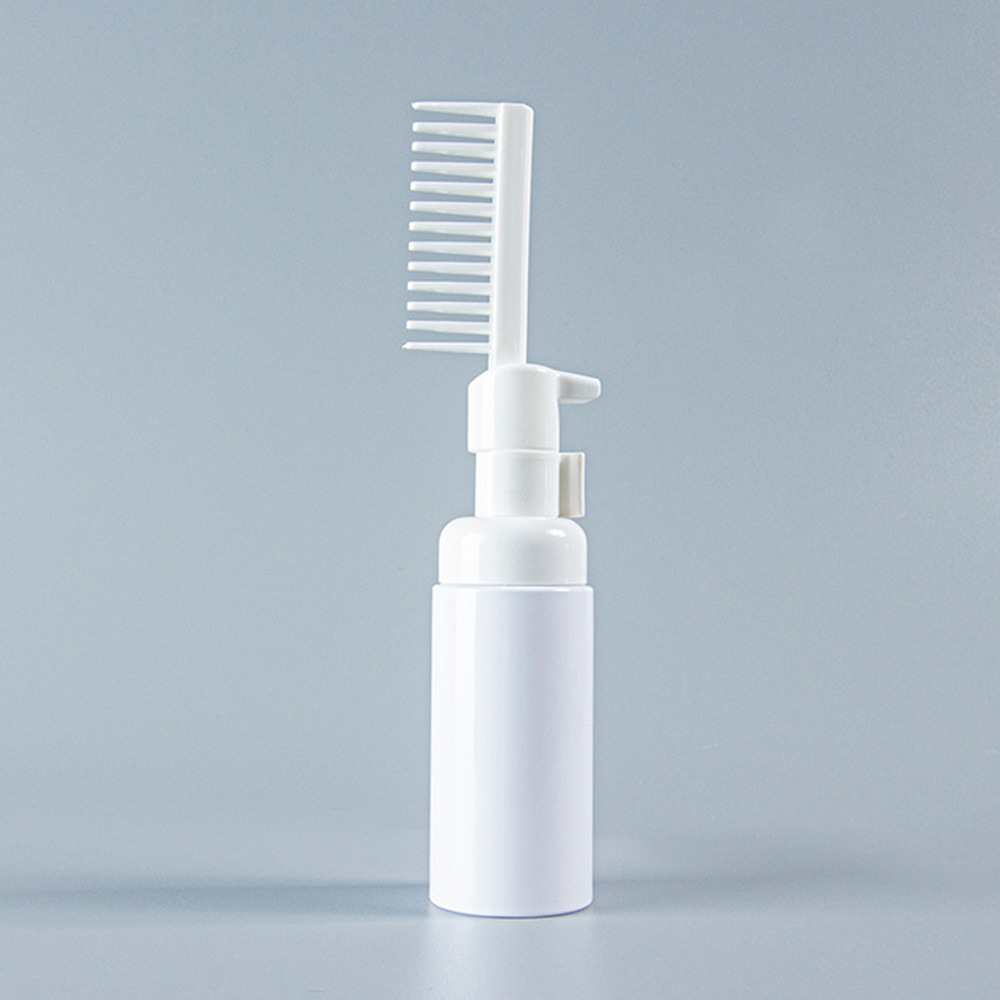 Manufacturer customized PET spot 30ml 50ml 60ml 80ml 100ml hair dye comb bottle
