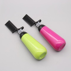 150ml 200ml comb bottle PET one comb straight bottle high-end hair dye home hair dye bottle
