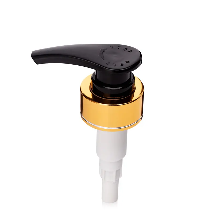 Concise Shampoo Hair Conditioner Body Lotion Head Pump 24/410 28/410 Aluminium Plating Lotion Bottle Pump