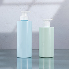 Supply 400ML pet plastic serum bottle with lotion pump head for Body Wash Lotion Shampoo