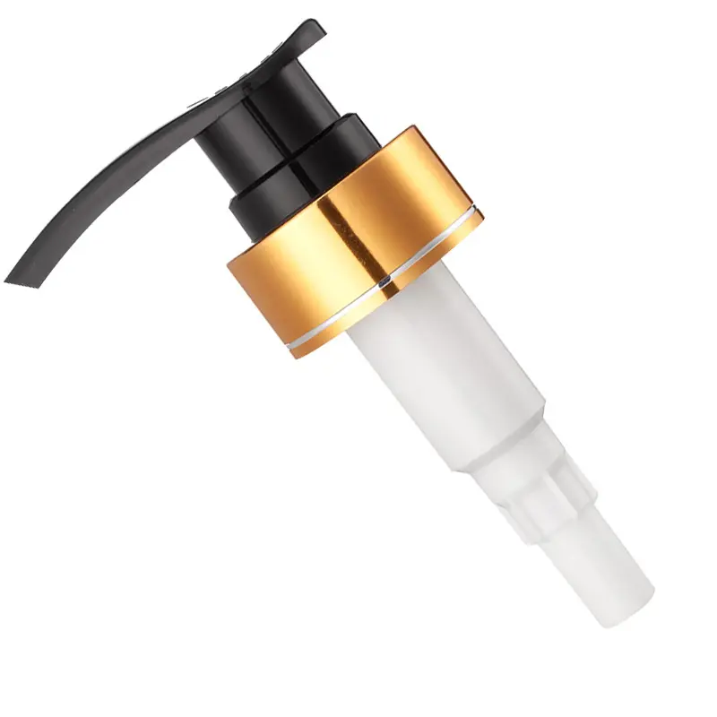 Concise Shampoo Hair Conditioner Body Lotion Head Pump 24/410 28/410 Aluminium Plating Lotion Bottle Pump