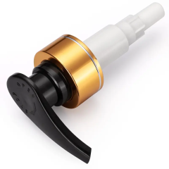 Concise Shampoo Hair Conditioner Body Lotion Head Pump 24/410 28/410 Aluminium Plating Lotion Bottle Pump