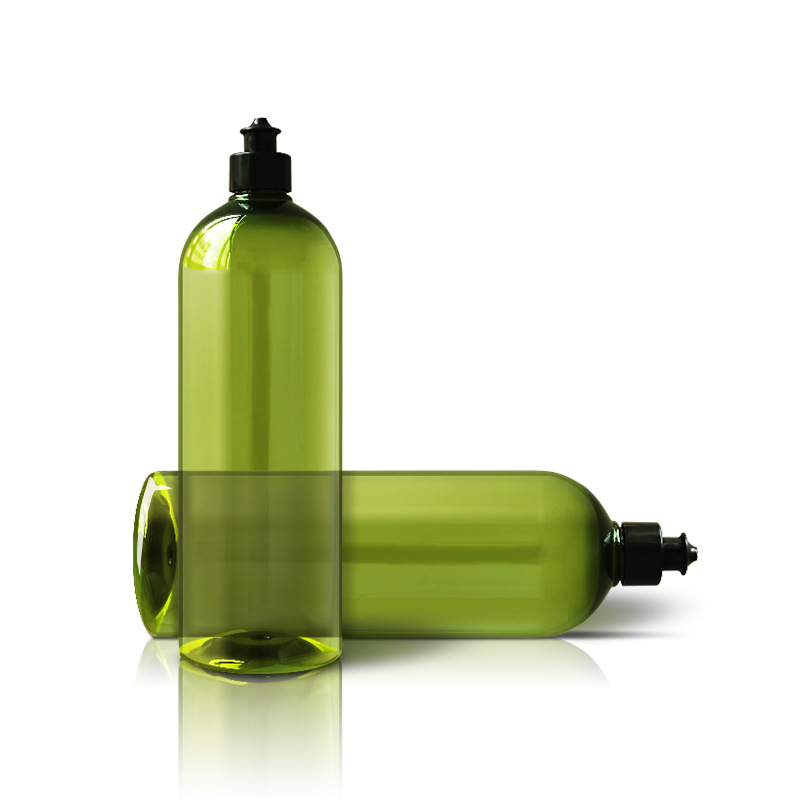 Manufacturer dish soap bottle 1000ml Boston shower gel laundry detergent bottle daily chemical care bottle