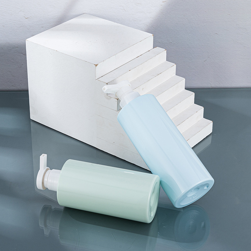 Supply 400ML pet plastic serum bottle with lotion pump head for Body Wash Lotion Shampoo