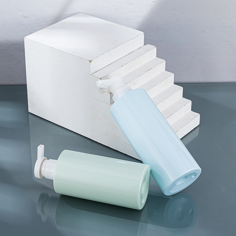 Supply 400ML pet plastic serum bottle with lotion pump head for Body Wash Lotion Shampoo