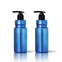 280ML plastic greenblue lotion press pump bottle for Hand sanitizer no-rinse gel shampoo and shower gel