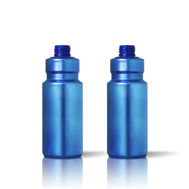 280ML plastic greenblue lotion press pump bottle for Hand sanitizer no-rinse gel shampoo and shower gel