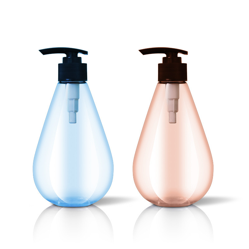420 plastic clear lotion bottle with round ball plastic cap for Body Wash Lotion Shampoo
