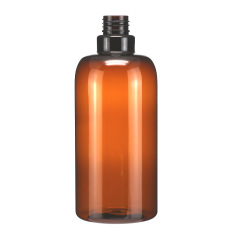 500ML amber plastic pet pump lotion bottle for Makeup remover facial Cleanser and essential Cosmetics Body Wash Lotion Shampoo