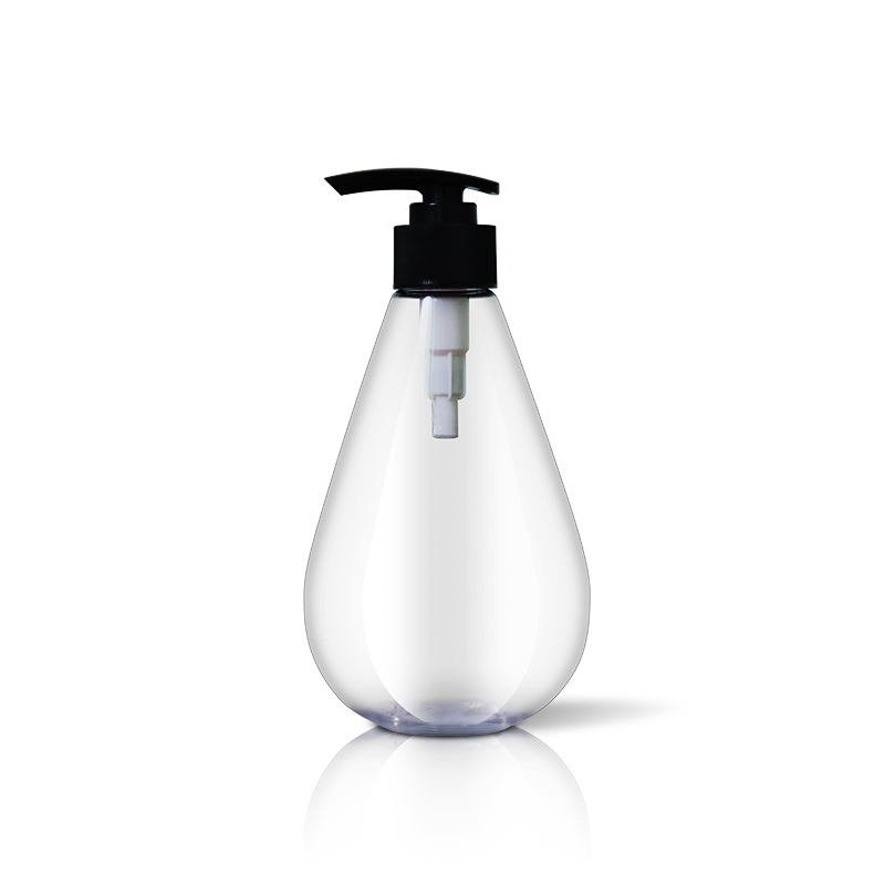 420 plastic clear lotion bottle with round ball plastic cap for Body Wash Lotion Shampoo