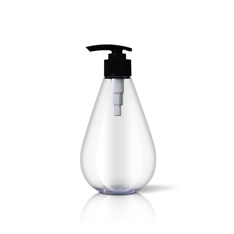 420 plastic clear lotion bottle with round ball plastic cap for Body Wash Lotion Shampoo