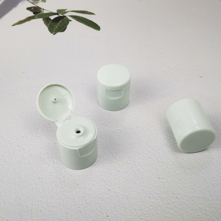 24/415 flip top cap Plastic Snap Top Capsfor bath gel shampoo skin care bottles