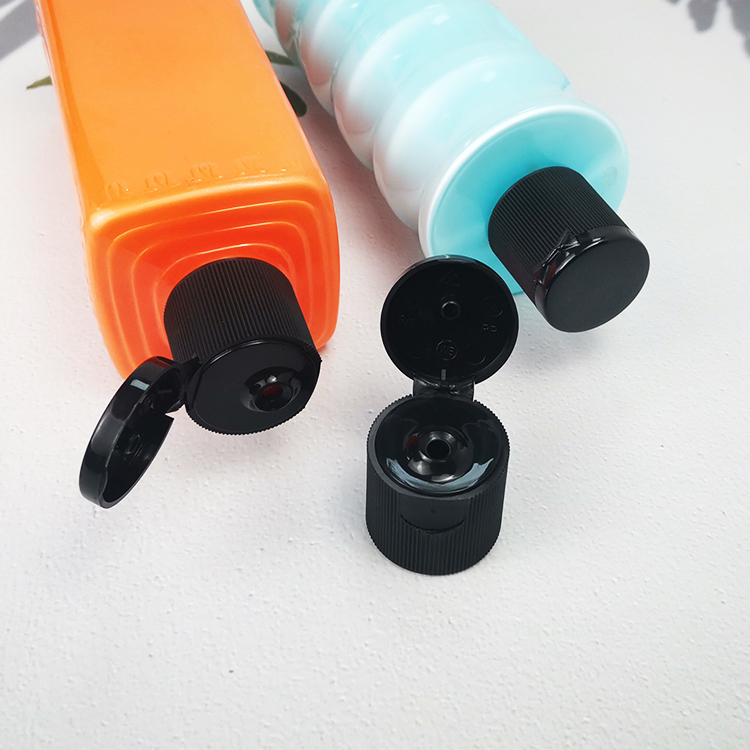 28/415 plastic shampoo bottle cap lotion lid plastic flip top cap for bath gel shampoo skin care bottles