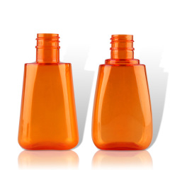 70ML orange plastic cream jar lotion bottles with pump for Lotion Essence Toner Sun Spray Cosmetics