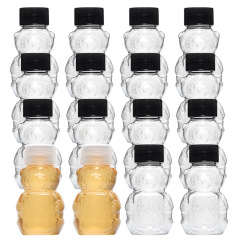 50ML small mini honey bear model jar with dipper for honey bee