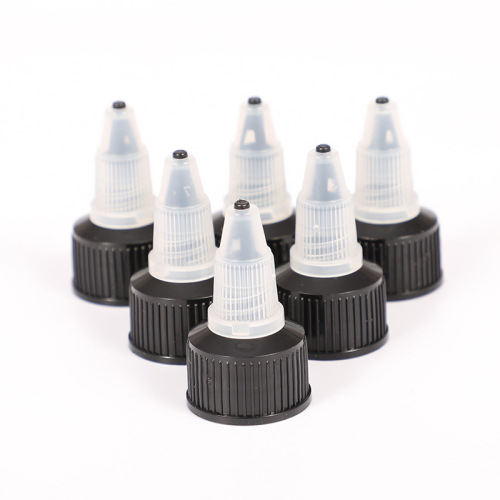 Squeeze Bottle Twist Top Caps 18/410 20/410 24/410 28/410Black Natural Plastic Dropper Cap Twist Off Dispensing Cap