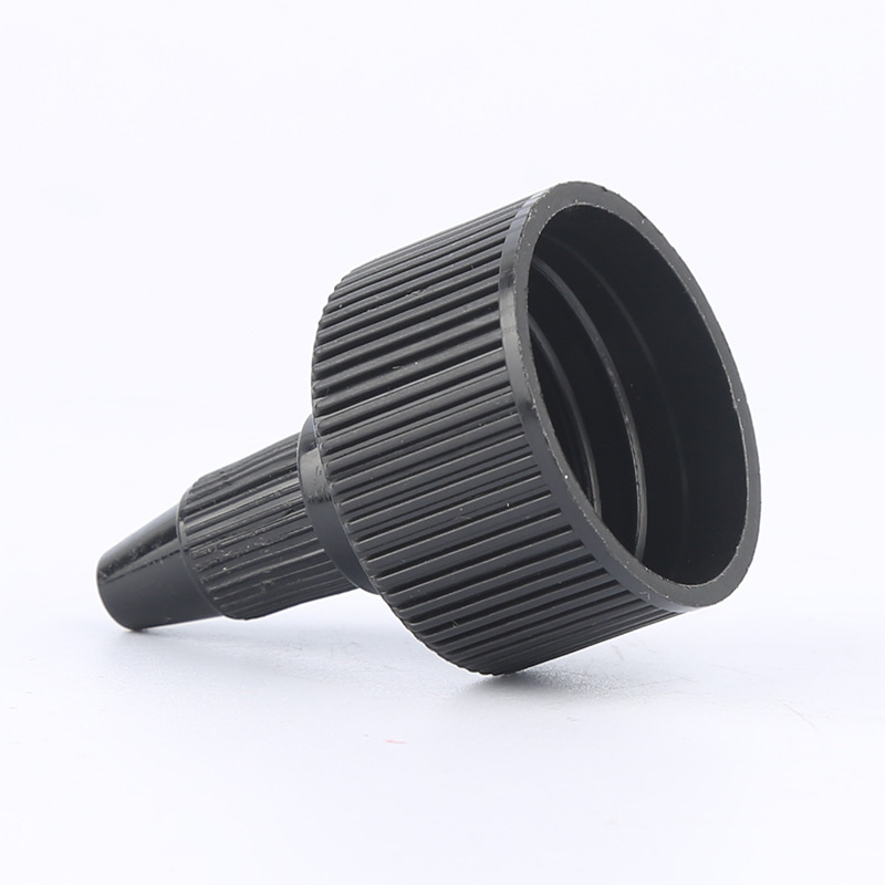 Long Nozzle Dropper Cap 28mm Plastic Twist Top Cap,twist top nozzle dropper cap,20mm black twist top bottle cap