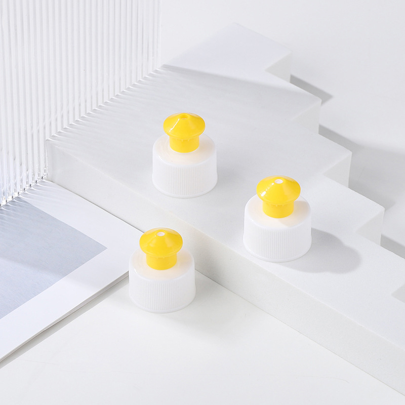 28mm pull Plastic Ball Rod Caps for plastic bottle