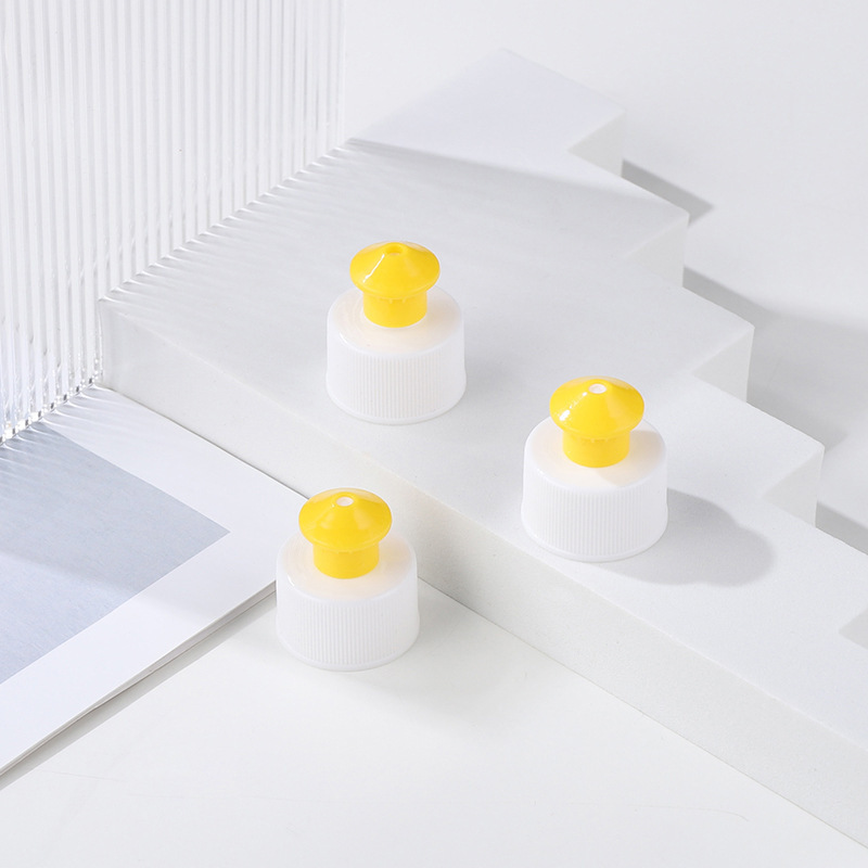 28mm pull Plastic Ball Rod Caps for plastic bottle