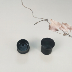 24/415 matte black body wash bottle disc top cap gammer for bath gel shampoo skin care bottles