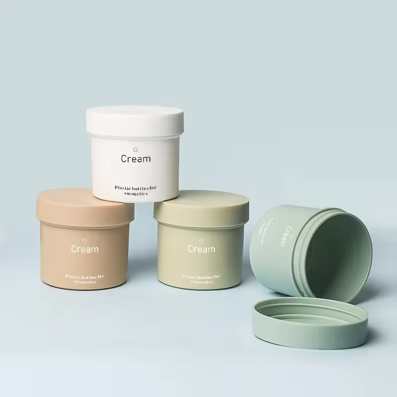 Hot Sale 150g Scrub Body Cream Jar Multi-Color Plastic Cosmetic Jars Body Lotion Body Scrub Jars