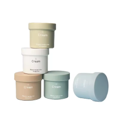 Hot Sale 150g Scrub Body Cream Jar Multi-Color Plastic Cosmetic Jars Body Lotion Body Scrub Jars