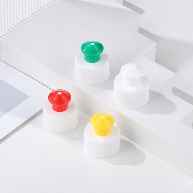 28mm pull Plastic Ball Rod Caps for plastic bottle