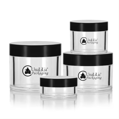 Supply Thick Walled Plastic Cream Jar Empty 100G 68Mm Pet Material Hand Cream Jar With Black Lid
