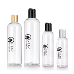 5ml 20ml 30ml 50ml 60ml 100ml 120ml Clear PET Plastic Small Shampoo Bottles Empty Travel Size Shower Gel Bottle